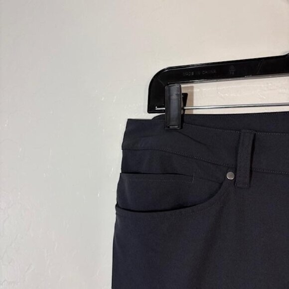 Lululemon Pants Mens 34 Black ABC 5 Pocket Slim Stretch Commuter Tapered Tech - Picture 2 of 7
